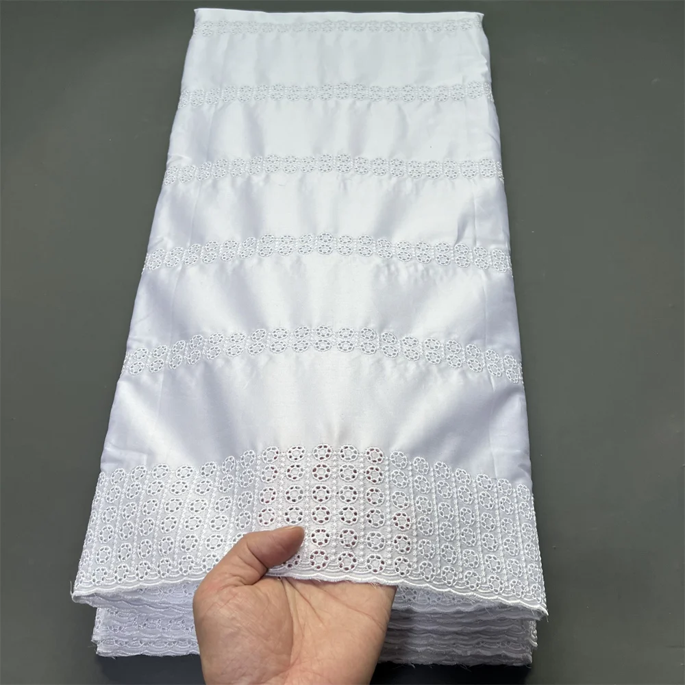 2026 African Nigerian Tulle Lace Fabric for Dress Sewing High Quality Damask Cotton Pure Embroidery Wedding Party 5Yard hz1415
2026 African Nigerian Tulle Lace Fabric for Dress Sewing High Quality Damask Cotton Pure Embroidery Wedding Party 5Yard hz1415