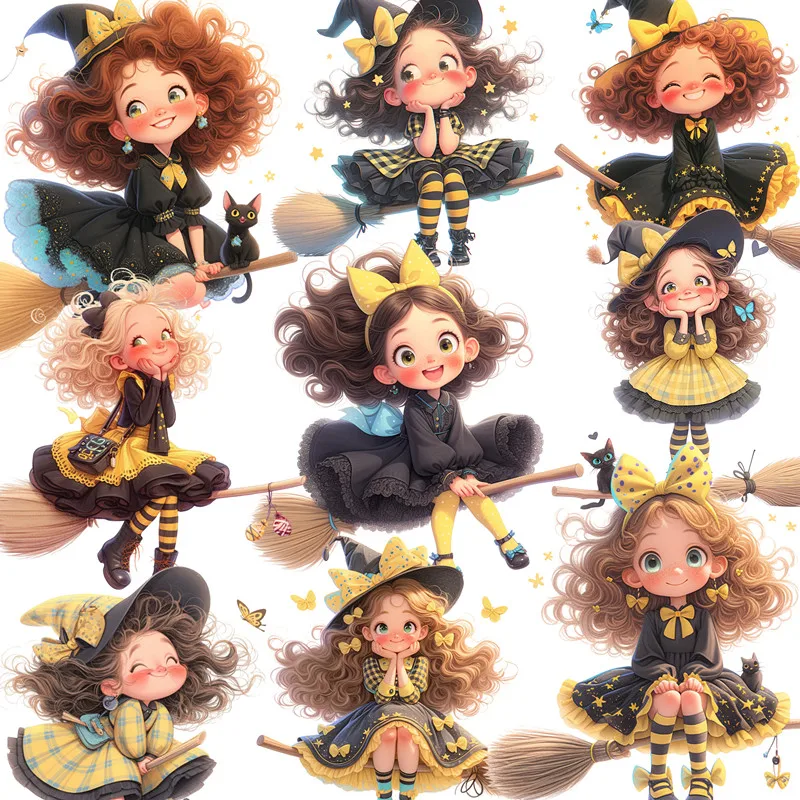 Broom girl Stickers Crafts And Scrapbooking stickers kids toys book Decorative sticker DIY Stationery
Broom girl Stickers Crafts And Scrapbooking stickers kids toys book Decorative sticker DIY Stationery