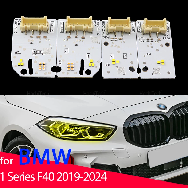 Для BMW 1 серии F40 116i 118i 120i 128ti M135i 116d 118d 120d 2019-2024 Желтый DRL Управление фарми Светодиодные чипы Угловые глаза Доска
Для BMW 1 серии F40 116i 118i 120i 128ti M135i 116d 118d 120d 2019-2024 Желтый DRL Управление фарми Светодиодные чипы Угловые глаза Доска