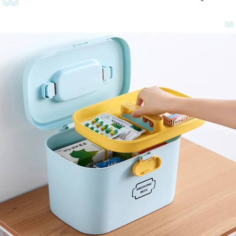 Plastic Storage Box Medical Box Organizer Multi-Functional Portable Medicine Cabinet Family Emergency Kit Box Dropship
Plastic Storage Box Medical Box Organizer Multi-Functional Portable Medicine Cabinet Family Emergency Kit Box Dropship