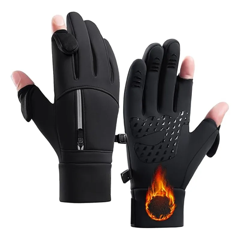 Winter Warm Gloves with Storage and Zipper Pocket Design, Touchscreen Riding Gloves, Unisex Outdoor Sports Gloves
Winter Warm Gloves with Storage and Zipper Pocket Design, Touchscreen Riding Gloves, Unisex Outdoor Sports Gloves