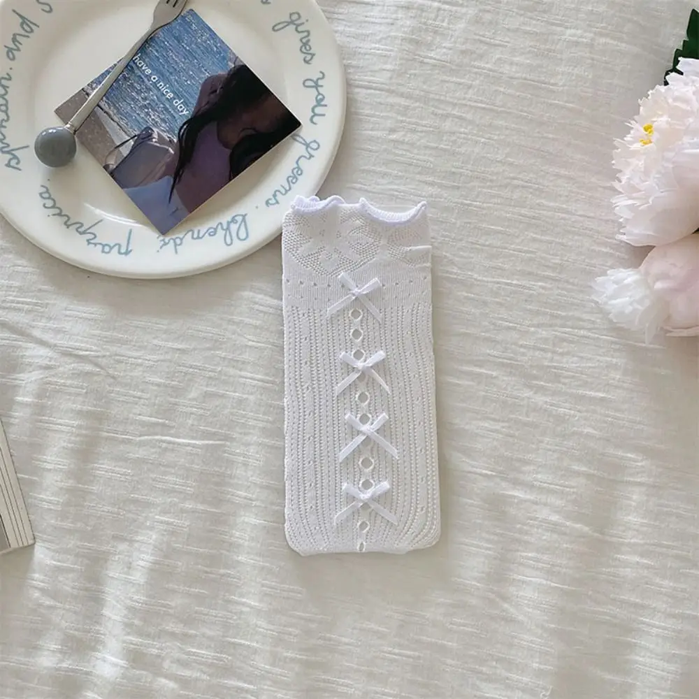 Сексуальные чулки в стиле Лолиты, готические гольфы с галстуком-бабочкой, ажурные кружевные женские носки до середины икры
Сексуальные чулки в стиле Лолиты, готические гольфы с галстуком-бабочкой, ажурные кружевные женские носки до середины икры