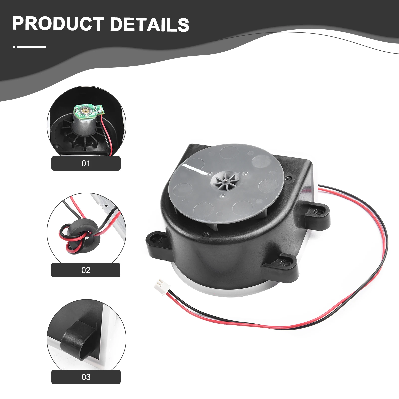 Practical High Quality Main Engine Motor 18500 18501 1850X Replacement Robot Vacuum Cleaner Spare Sweeper Parts
Practical High Quality Main Engine Motor 18500 18501 1850X Replacement Robot Vacuum Cleaner Spare Sweeper Parts