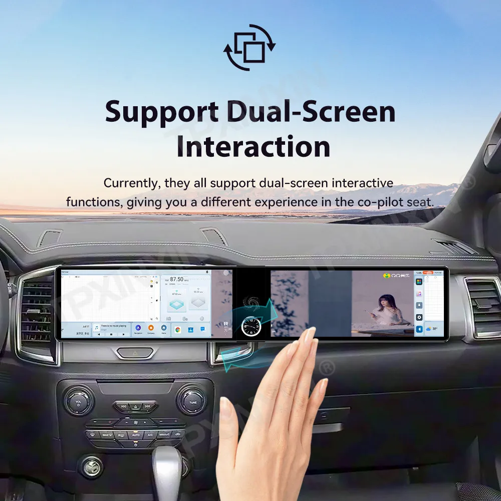 Android Auto Carplay For Ford Everest Tanger 2015-2018 Car Radio 24.6" Dual Screen GPS Navi Stereo Multimedia Player Head Unit
Android Auto Carplay For Ford Everest Tanger 2015-2018 Car Radio 24.6" Dual Screen GPS Navi Stereo Multimedia Player Head Unit