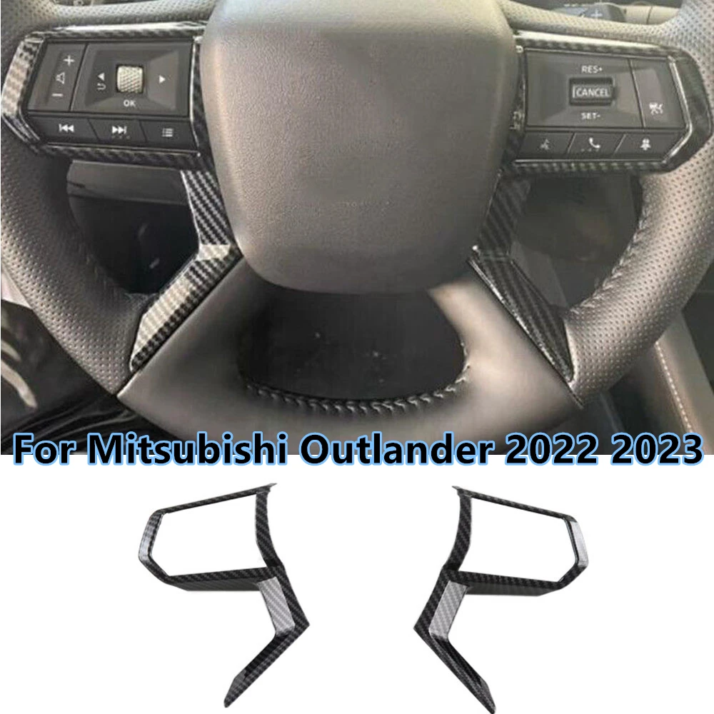 ABS Carbon Fiber Look Steering Wheel Cover Trim For Mitsubishi Outlander 2022 2023 Auto Accessories
ABS Carbon Fiber Look Steering Wheel Cover Trim For Mitsubishi Outlander 2022 2023 Auto Accessories