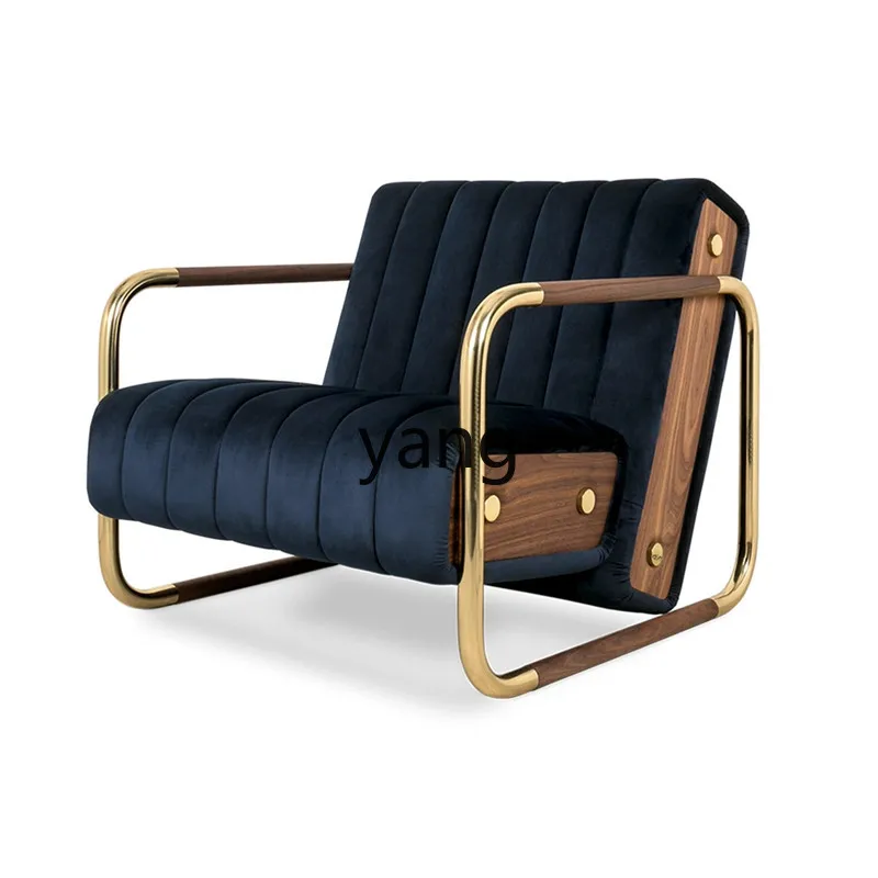 LMM Italian light luxury armrest Nordic single chair Hotel model room reception sofa chair
LMM Italian light luxury armrest Nordic single chair Hotel model room reception sofa chair