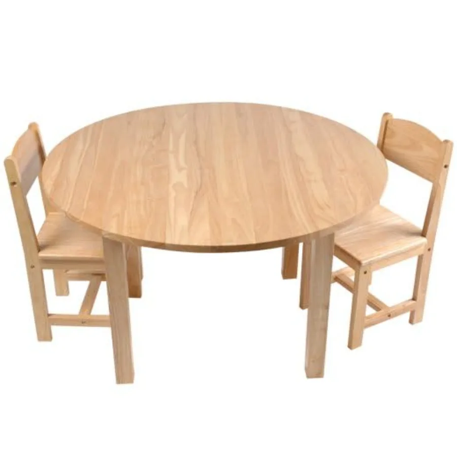 Deluxe Solid Hardwood Round Table and Chairs for Classroom Playroom Daycare 36 x 21 Inch Round Ideal for Kindergarten Through 3
Deluxe Solid Hardwood Round Table and Chairs for Classroom Playroom Daycare 36 x 21 Inch Round Ideal for Kindergarten Through 3