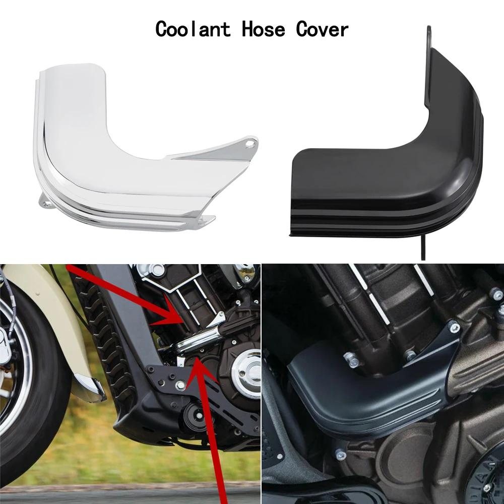 1 Piece Engine Coolant Hose Trim Cover ABS Plastic Chrome Black For Indian Scout 2015 2016 2017 2018 2019 Models Motorcycle Part
1 Piece Engine Coolant Hose Trim Cover ABS Plastic Chrome Black For Indian Scout 2015 2016 2017 2018 2019 Models Motorcycle Part