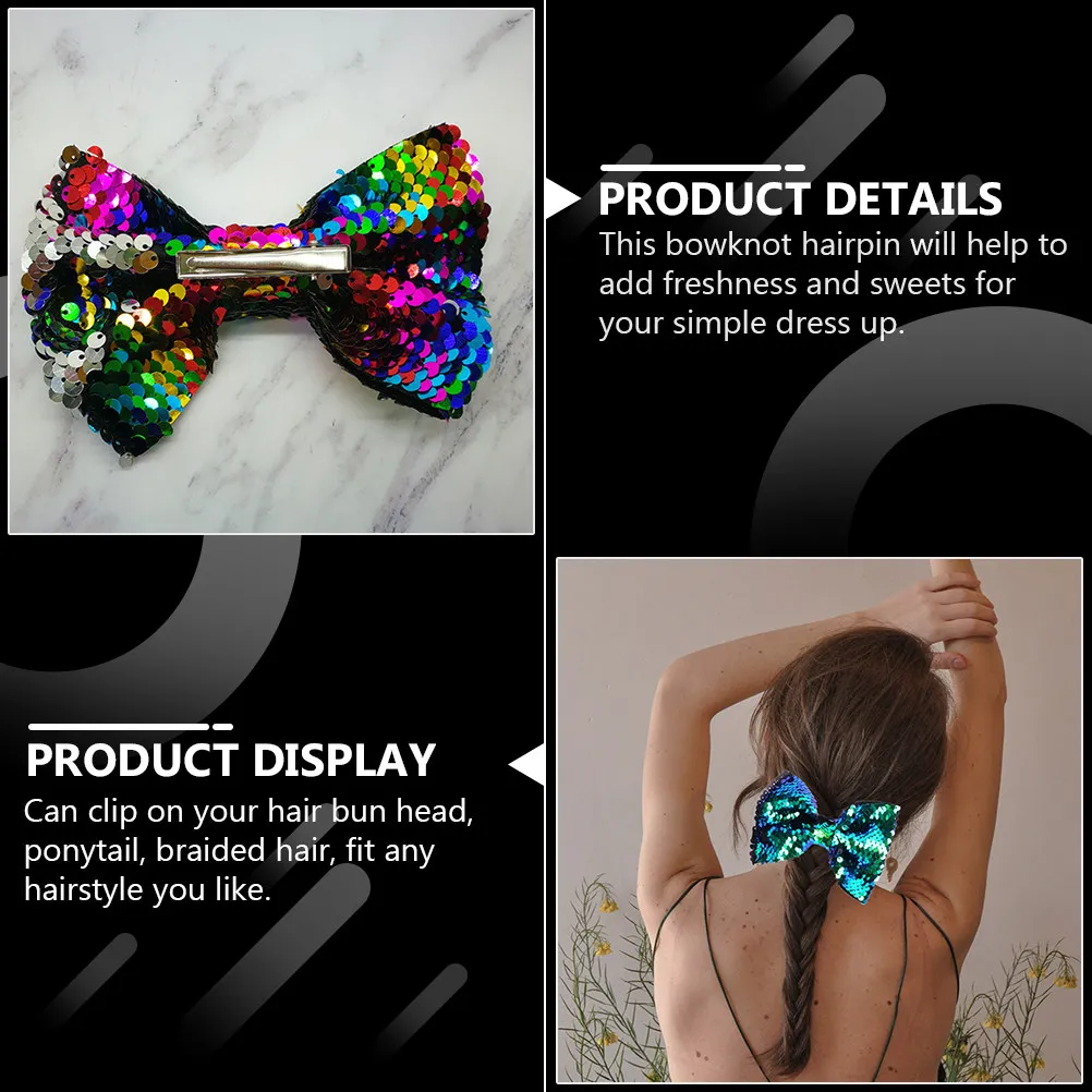 2Pcs Shiny Sequins Bowknot Hair Clips Girls Hairpin Decorative Barrettes Perfect Hair Accessories Bowknot Hairpin
2Pcs Shiny Sequins Bowknot Hair Clips Girls Hairpin Decorative Barrettes Perfect Hair Accessories Bowknot Hairpin