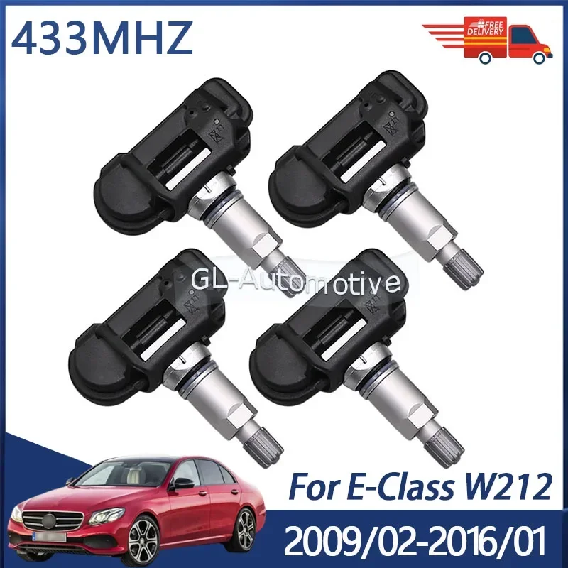 4PCS Tire pressure sensor For Mercedes-Benz E-Class W212 2009-2016 TPMS Tire Pressure Monitoring Sensor A0009050030 433MHZ
4PCS Tire pressure sensor For Mercedes-Benz E-Class W212 2009-2016 TPMS Tire Pressure Monitoring Sensor A0009050030 433MHZ