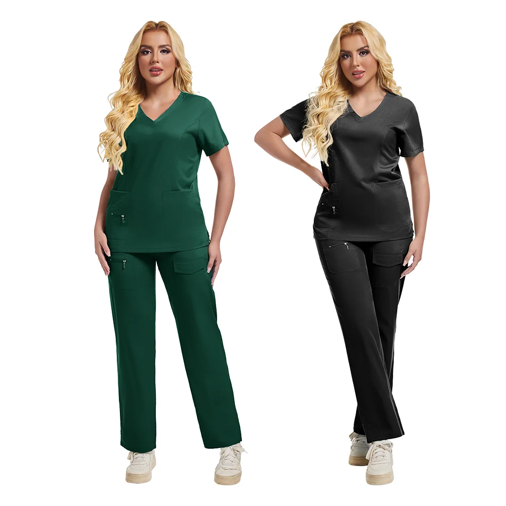 Top Sell Breathable Hospital Uniforms Casual Medical Scrubs for Women Custom Embroidery Short Sleeve Nursing Scrub Sets
Top Sell Breathable Hospital Uniforms Casual Medical Scrubs for Women Custom Embroidery Short Sleeve Nursing Scrub Sets