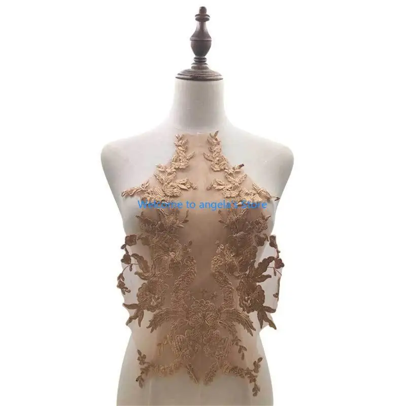 X4YC Reusable Polyester Thread Flower Brooches Sewing Embellishment Women Patches for Women and Students
X4YC Reusable Polyester Thread Flower Brooches Sewing Embellishment Women Patches for Women and Students