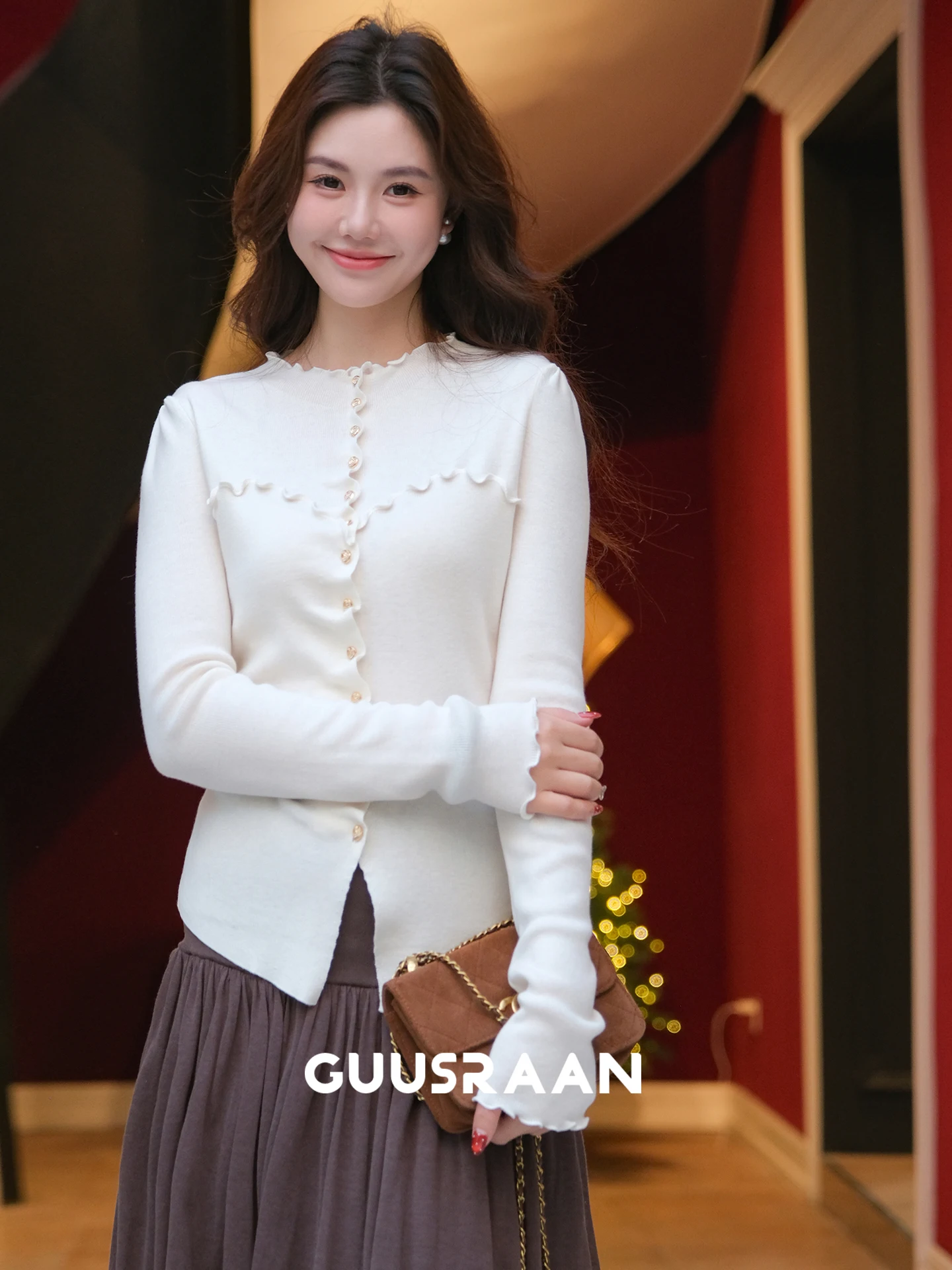 Capsule Recommended Women's Knitted Wool Casual Long Sve Base irt Sparkling Fiber Blend Winter Inner Wear Top
Capsule Recommended Women's Knitted Wool Casual Long Sve Base irt Sparkling Fiber Blend Winter Inner Wear Top