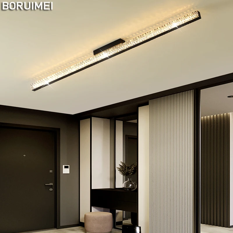 Luxury Led Celling Light Crystal Long Strip Aisle Lamp Gold Black For Living Study Bedroom Wardrobe Corridor Indoor Wall Fixture
Luxury Led Celling Light Crystal Long Strip Aisle Lamp Gold Black For Living Study Bedroom Wardrobe Corridor Indoor Wall Fixture