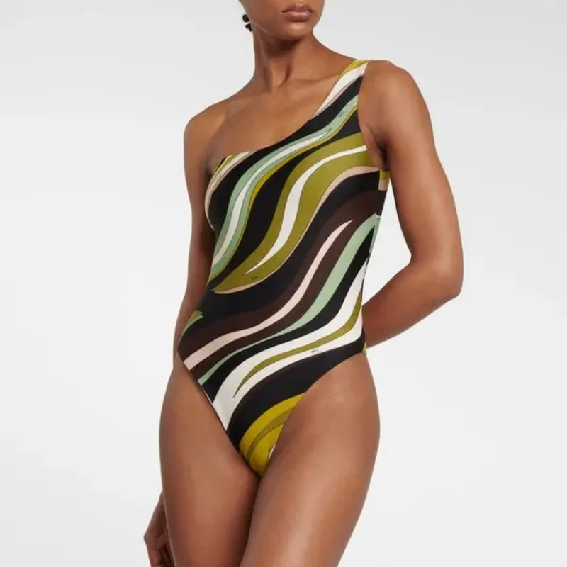 Luxurious Sexy One Piece Shoulder Women Tank Bikini Tight Swimsuit Chic Summer Sunshine Beachwear Emilio lady Thong Bodysuit
Luxurious Sexy One Piece Shoulder Women Tank Bikini Tight Swimsuit Chic Summer Sunshine Beachwear Emilio lady Thong Bodysuit