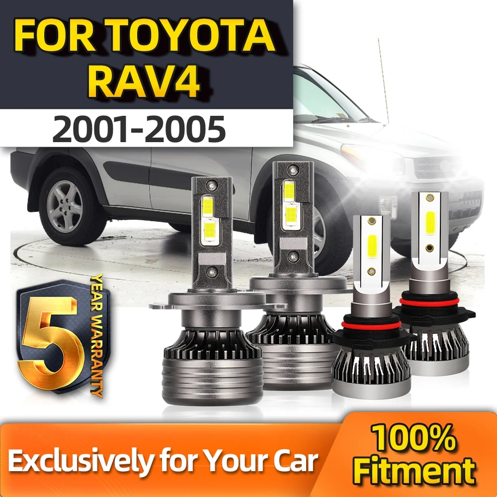 Crossfox Plug-N-Play Led Lamp Headlamp Fog Lamp 9006 Auto Light All-in-one H4 Kit White For Toyota RAV4 2001 2002 2003 2004 2005
Crossfox Plug-N-Play Led Lamp Headlamp Fog Lamp 9006 Auto Light All-in-one H4 Kit White For Toyota RAV4 2001 2002 2003 2004 2005