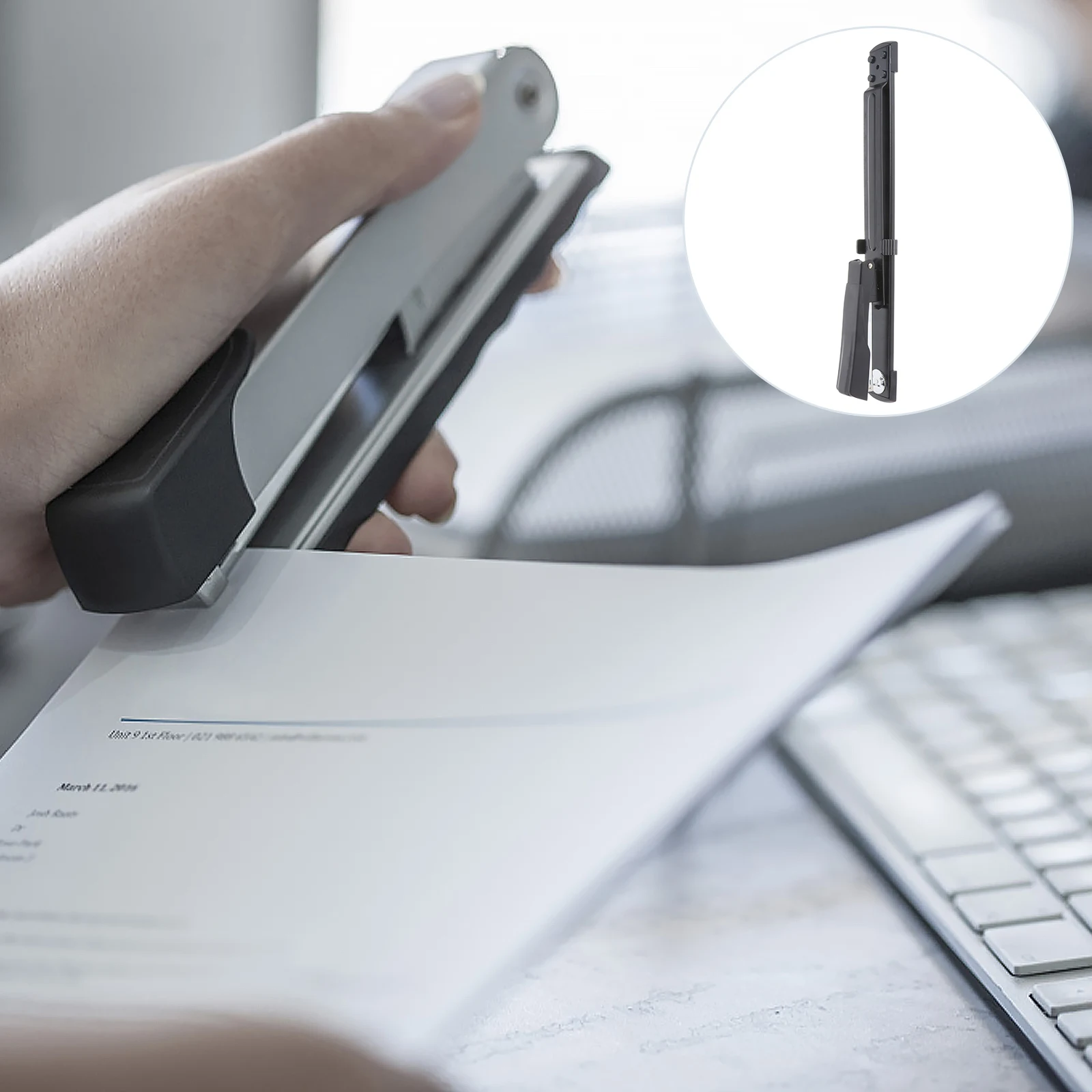 1pc Long Arm Paper Desk Home School Office Smooth Office Stapler Edge Portable Design Great Desk Stapler For Home Gift
1pc Long Arm Paper Desk Home School Office Smooth Office Stapler Edge Portable Design Great Desk Stapler For Home Gift