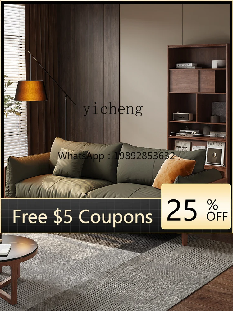 AA furniture solid wood sofa leather sofa small apartment living room home leather sofa
AA furniture solid wood sofa leather sofa small apartment living room home leather sofa