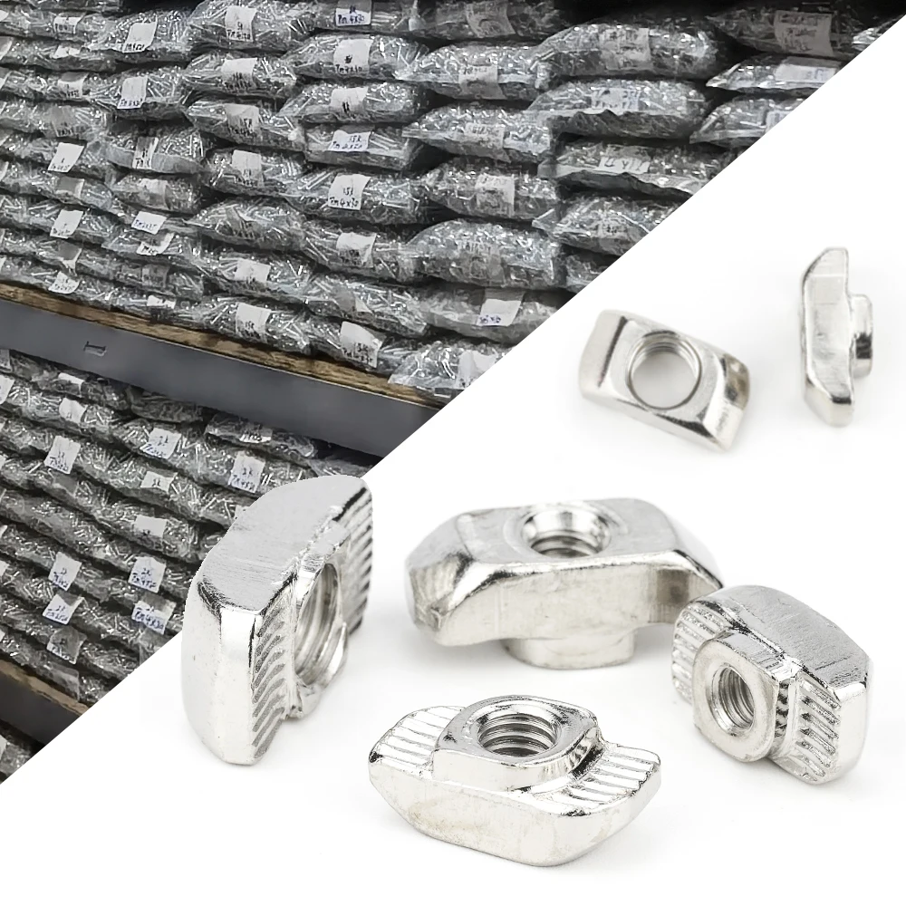 9000pcs 2020 3030 Series T Nuts M3 M4 M5 M6 T Slot Nut Hammer Head Fastener Nut for 20 30 Series Aluminum Profile
9000pcs 2020 3030 Series T Nuts M3 M4 M5 M6 T Slot Nut Hammer Head Fastener Nut for 20 30 Series Aluminum Profile