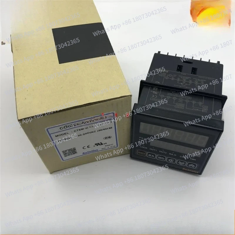 1 шт. CT6M-2P4 (CT6-2P) 100-240 В переменного тока (50-60 Гц) новый оригинальный многофункциональный таймер-счетчик
1 шт. CT6M-2P4 (CT6-2P) 100-240 В переменного тока (50-60 Гц) новый оригинальный многофункциональный таймер-счетчик