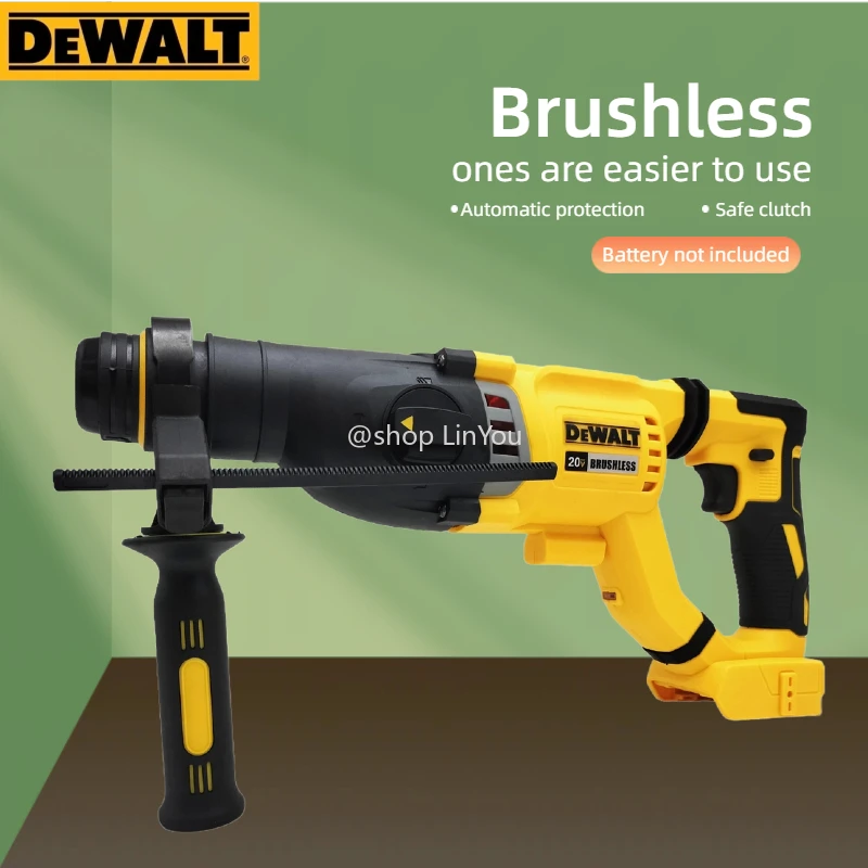 DEWALT DCH263 20V Brushless Cordless Hammer SDS PLUS D-Handle Rotary Electric Hammer Wall Concrete Drill Hole Power Tools
DEWALT DCH263 20V Brushless Cordless Hammer SDS PLUS D-Handle Rotary Electric Hammer Wall Concrete Drill Hole Power Tools