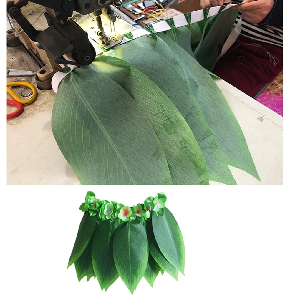 5Pcs Hula Skirt Set Hawaiian Costume Green Stretch Adult Skirt 100-160Cm Luau Party Supplies Leaf Headband Bracelet
5Pcs Hula Skirt Set Hawaiian Costume Green Stretch Adult Skirt 100-160Cm Luau Party Supplies Leaf Headband Bracelet