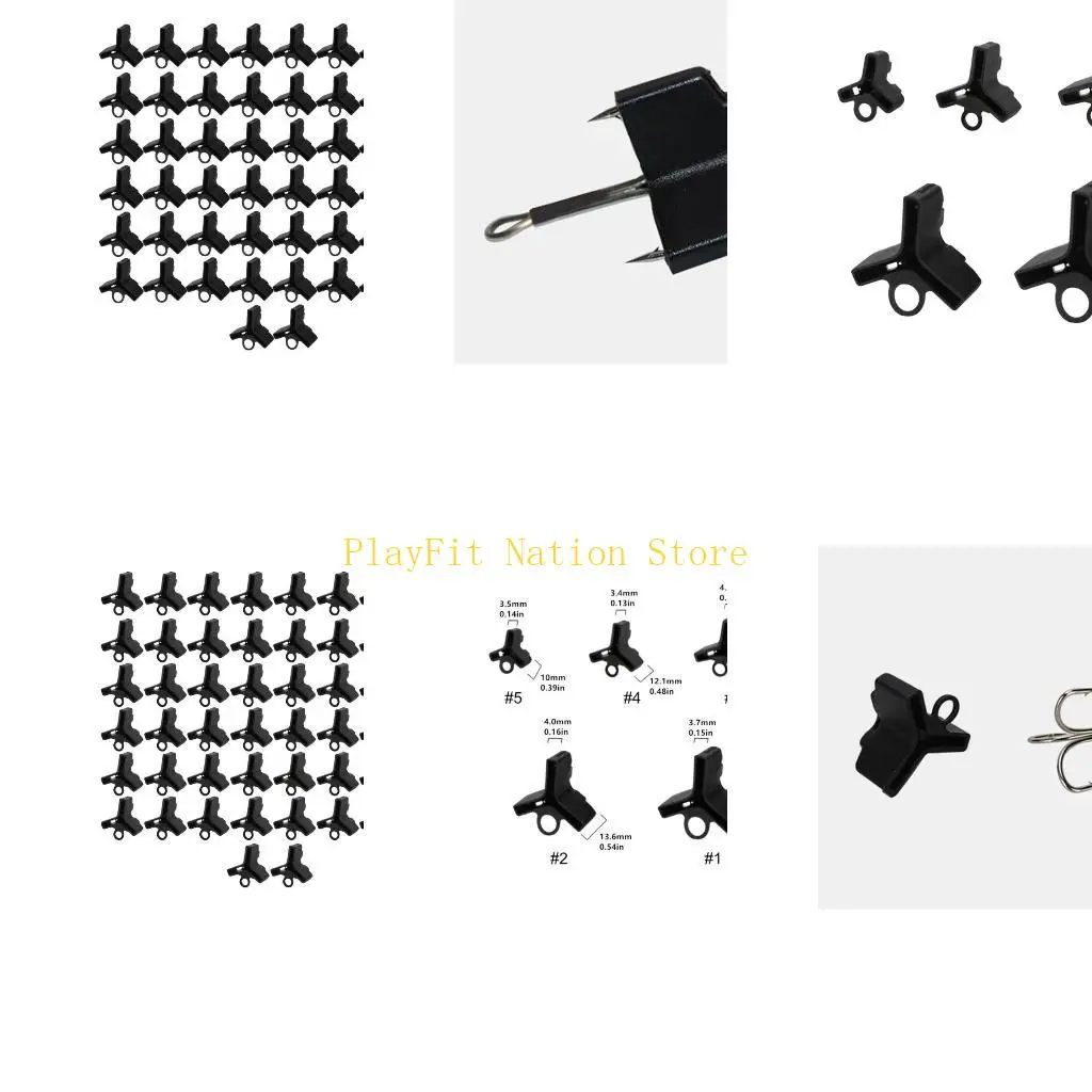 242F 50Pcs Fishing Hook Bonnets Assorted Treble Hook Covers Fishing Hook Protectors
242F 50Pcs Fishing Hook Bonnets Assorted Treble Hook Covers Fishing Hook Protectors