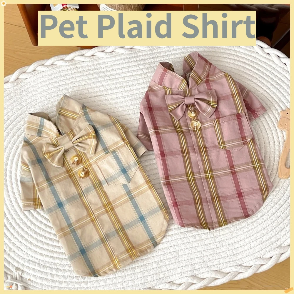 Dog Clothes Plaid Shirt - Simple and Elegant Design,Skin-Friendly Soft,Comfortable and Breathable,Pet Puppy Apparel for Bulldog
Dog Clothes Plaid Shirt - Simple and Elegant Design,Skin-Friendly Soft,Comfortable and Breathable,Pet Puppy Apparel for Bulldog