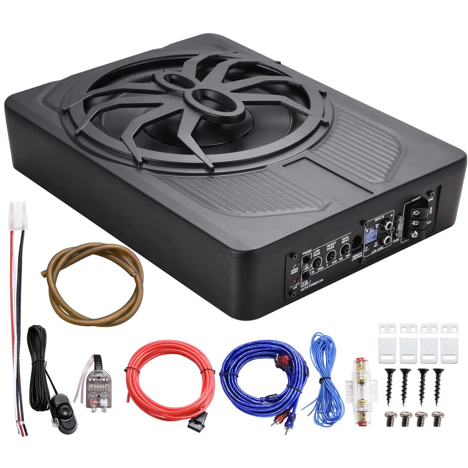 Under Seat Subwoofer 10 Inch Active Car Subwoofer Compact under Seat Sub with Blue Led Ambient Light for Trucks, Vehicles
Under Seat Subwoofer 10 Inch Active Car Subwoofer Compact under Seat Sub with Blue Led Ambient Light for Trucks, Vehicles
