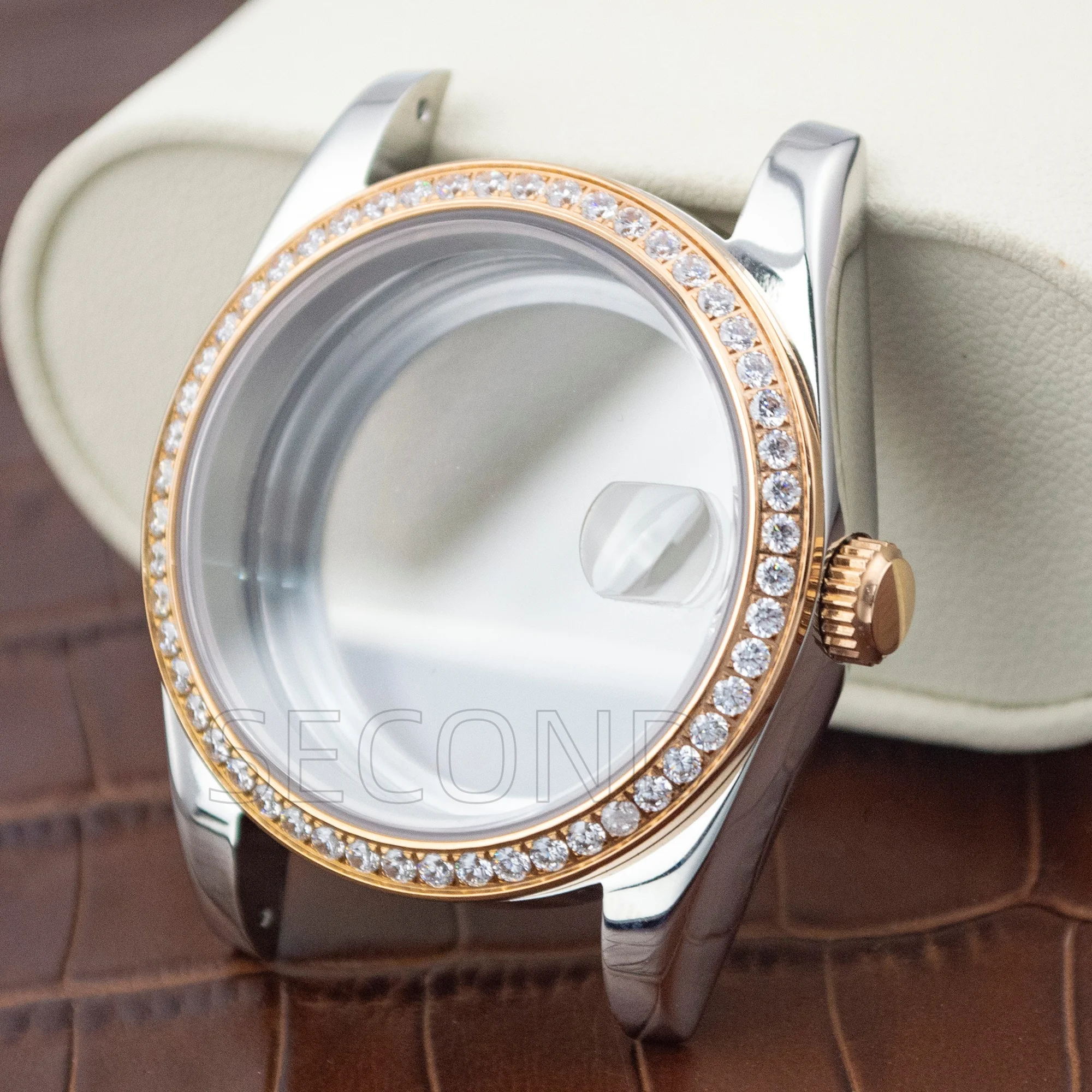 39mm/36mm Diamond NH35 Watch Case Stainless Steel Sapphire Crystal Waterproof For Datejust NH34 NH35 NH36 Transparent Back Parts
39mm/36mm Diamond NH35 Watch Case Stainless Steel Sapphire Crystal Waterproof For Datejust NH34 NH35 NH36 Transparent Back Parts