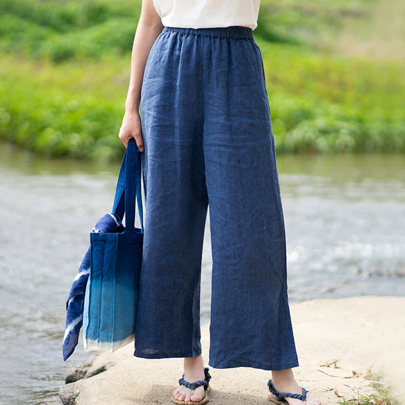 Women Casual Linen Pants New Arrival 2025 Spring Vintage Style Plain Color Loose Comfortable Female Wide Leg Pants M947
Women Casual Linen Pants New Arrival 2025 Spring Vintage Style Plain Color Loose Comfortable Female Wide Leg Pants M947