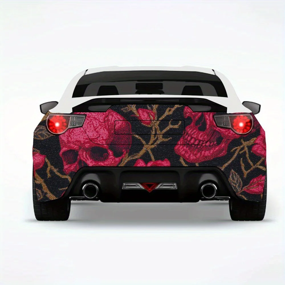 Автомобильная наклейка с рисунком черепа и розы - виниловая наклейка на заднюю часть автомобиля, водонепроницаемые самоклеящиеся виниловые наклейки для хвоста и бампера автомобиля, De
Автомобильная наклейка с рисунком черепа и розы - виниловая наклейка на заднюю часть автомобиля, водонепроницаемые самоклеящиеся виниловые наклейки для хвоста и бампера автомобиля, De
