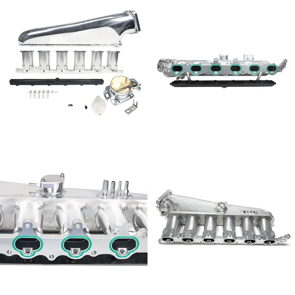 【Factory Wholesale 2026】 CNC Aluminum Billet Intake Manifold for 2JZ Includes Throttle Body and Fuel Rail New Condition
【Factory Wholesale 2026】 CNC Aluminum Billet Intake Manifold for 2JZ Includes Throttle Body and Fuel Rail New Condition
