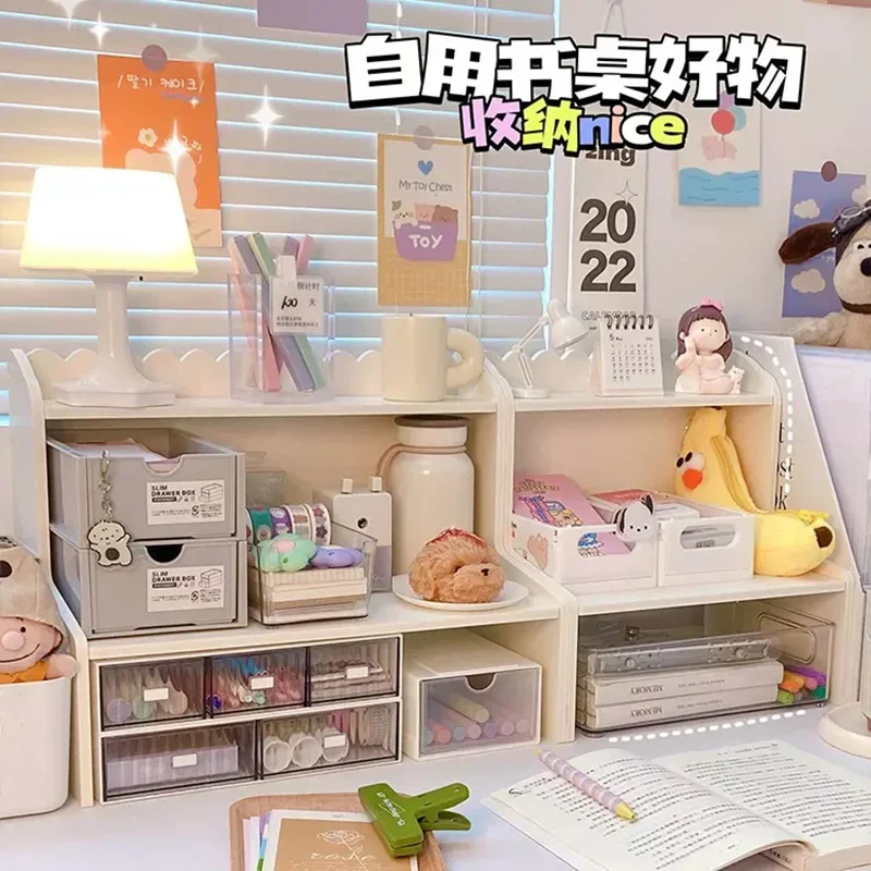 Ins Desktop Storage Rack Student Dormitory Desk Accessories Miscellaneous Cosmetics Sorting Rack Office Desk Elevated Organizer
Ins Desktop Storage Rack Student Dormitory Desk Accessories Miscellaneous Cosmetics Sorting Rack Office Desk Elevated Organizer