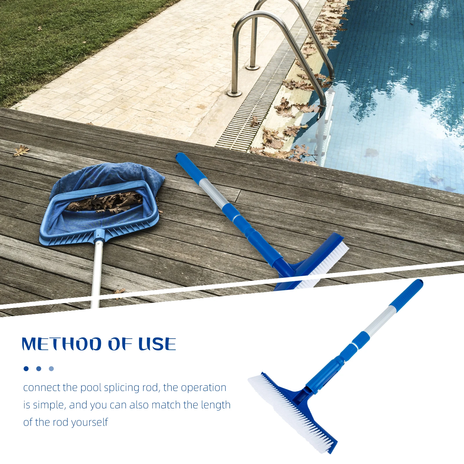 1 set 10 Inch Brush with 0 9m Telescopic Handle for Swimming Pool Tile Wall Cleaning Pool Brush With Pole Supplies Garden Tools
1 set 10 Inch Brush with 0 9m Telescopic Handle for Swimming Pool Tile Wall Cleaning Pool Brush With Pole Supplies Garden Tools