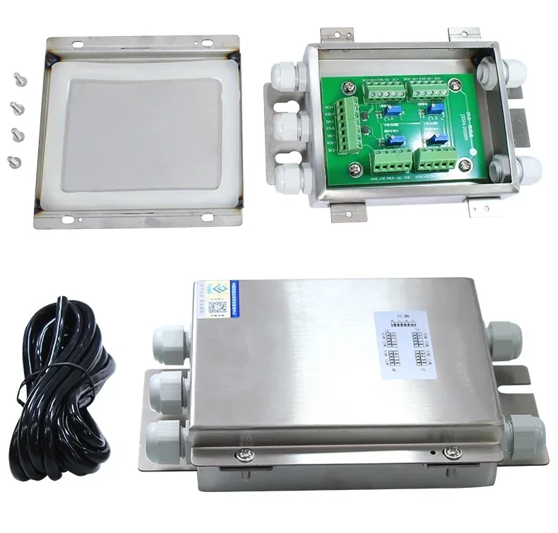 IP68 Multi-Channel Stainless Steel Load Cell for Weighbridge 6-in-1 Waterproof Junction Box with 4-20mA/0-±10V Output
IP68 Multi-Channel Stainless Steel Load Cell for Weighbridge 6-in-1 Waterproof Junction Box with 4-20mA/0-±10V Output