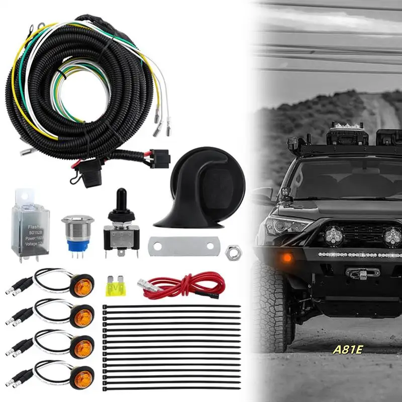 Universal Turn Signal Kit With Amber LED Blinker Wide For Polaris, Can-Am, Kawasaki, Pioneer, Golf Cart, Arctic Cat
Universal Turn Signal Kit With Amber LED Blinker Wide For Polaris, Can-Am, Kawasaki, Pioneer, Golf Cart, Arctic Cat