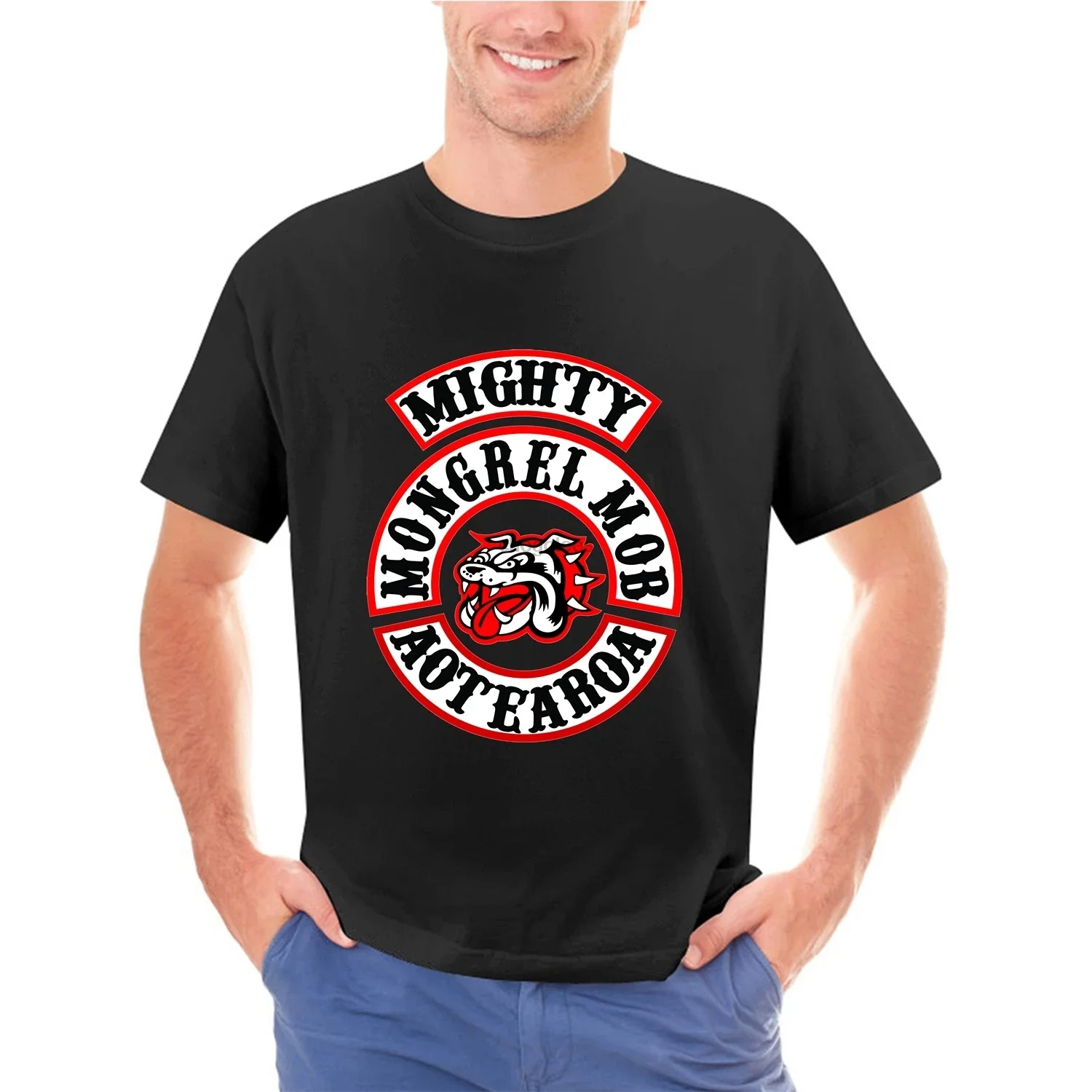 Повседневные футболки Mongrel Mob MC с графическим принтом, мужские топы с круглым вырезом, черный Размер, флейта (2)
Повседневные футболки Mongrel Mob MC с графическим принтом, мужские топы с круглым вырезом, черный Размер, флейта (2)