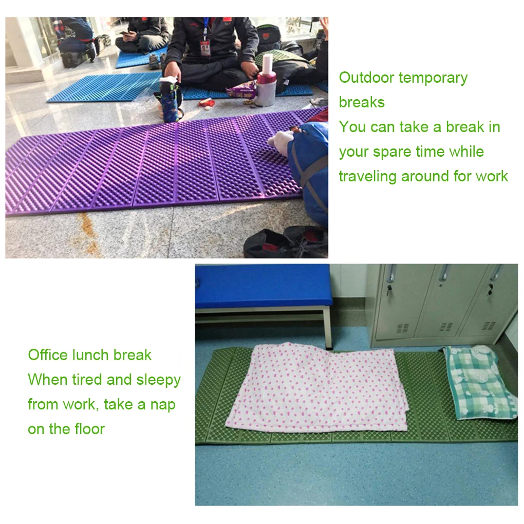 Hiking gear blanket waterproof and moisture-proof Egg trough camping mat Portable sleeping mat Picnic foam bed mattress
Hiking gear blanket waterproof and moisture-proof Egg trough camping mat Portable sleeping mat Picnic foam bed mattress