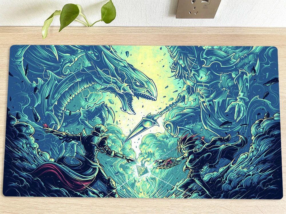 YuGiOh Playmat Dark Magician TCG CCG Trading Card Game Mat Table Desk Gaming Play Mat Rubber Mouse Pad Free Bag
YuGiOh Playmat Dark Magician TCG CCG Trading Card Game Mat Table Desk Gaming Play Mat Rubber Mouse Pad Free Bag