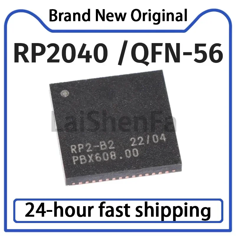 2PCS RP2040 Package QFN-56 Silk Screen RP2-B2 New Microcontroller Chip IC Original in Stock
2PCS RP2040 Package QFN-56 Silk Screen RP2-B2 New Microcontroller Chip IC Original in Stock