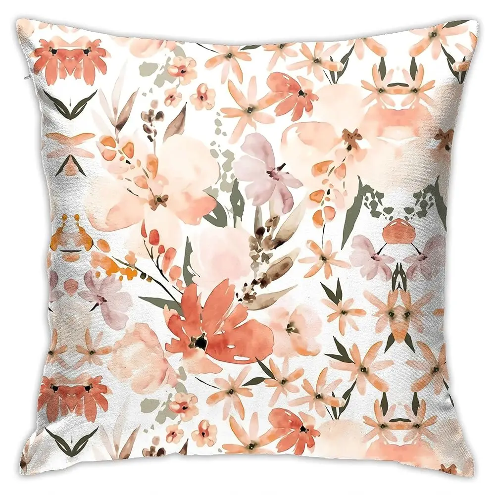 Earth Tone Floral Summer Peach Apricot Pillow Covers 18 X 18 H,Decorative Throw Pillow Covers,Pillow Cushion Cases,Soft Plush
Earth Tone Floral Summer Peach Apricot Pillow Covers 18 X 18 H,Decorative Throw Pillow Covers,Pillow Cushion Cases,Soft Plush