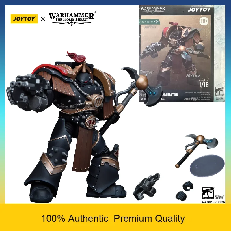 In Stock JOYTOY Warhammer The Horus Heresy Sons of Horus Justaerin Terminator with Castellan Power Axe 1/18 Scale Action Figure
In Stock JOYTOY Warhammer The Horus Heresy Sons of Horus Justaerin Terminator with Castellan Power Axe 1/18 Scale Action Figure