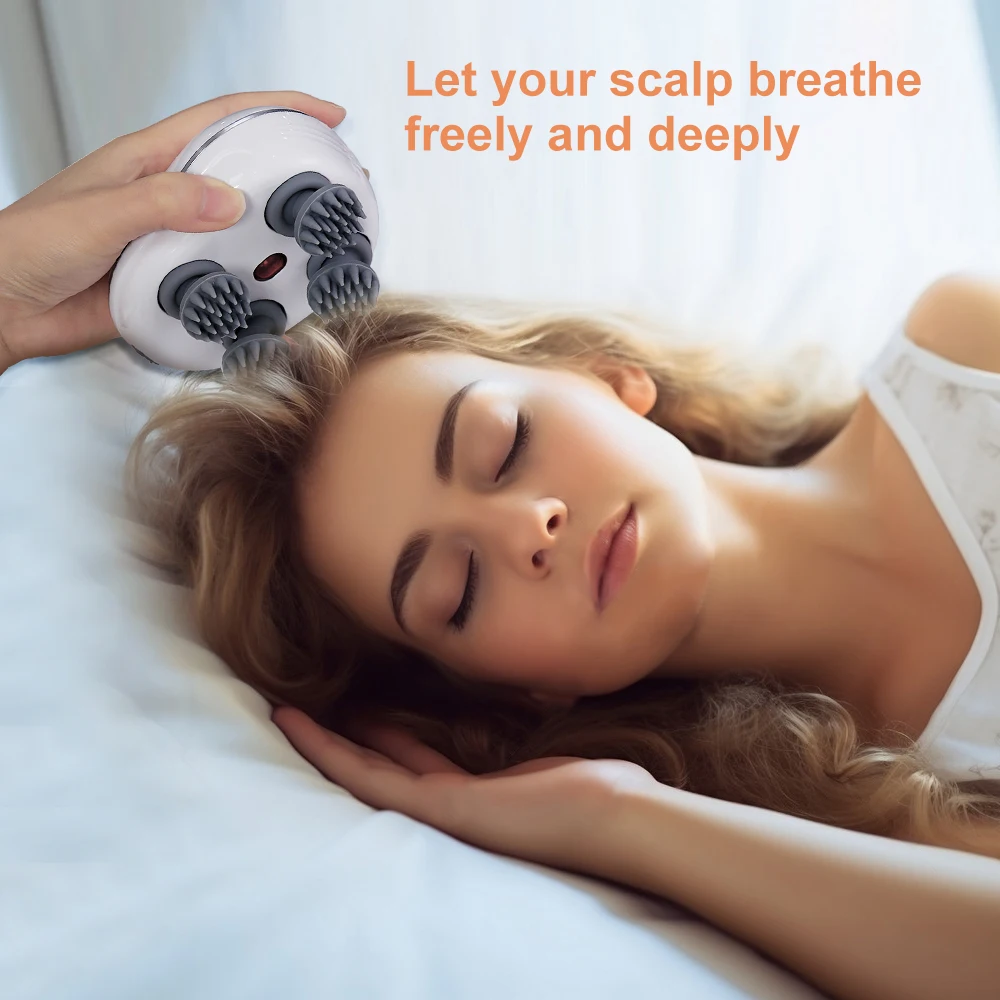 Portable And Adjustable Electric Head Massager Red Light Therapy Hair Care Soft Silicone Deep Kneading Scalp Massager Home Tool
Portable And Adjustable Electric Head Massager Red Light Therapy Hair Care Soft Silicone Deep Kneading Scalp Massager Home Tool