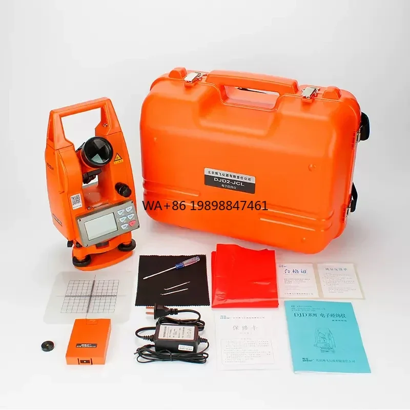 DJD2-CL Laser Electronic Theodolite High Precision Building Engineering Decoration Measuring Tools Precision Mapping Instrument
DJD2-CL Laser Electronic Theodolite High Precision Building Engineering Decoration Measuring Tools Precision Mapping Instrument