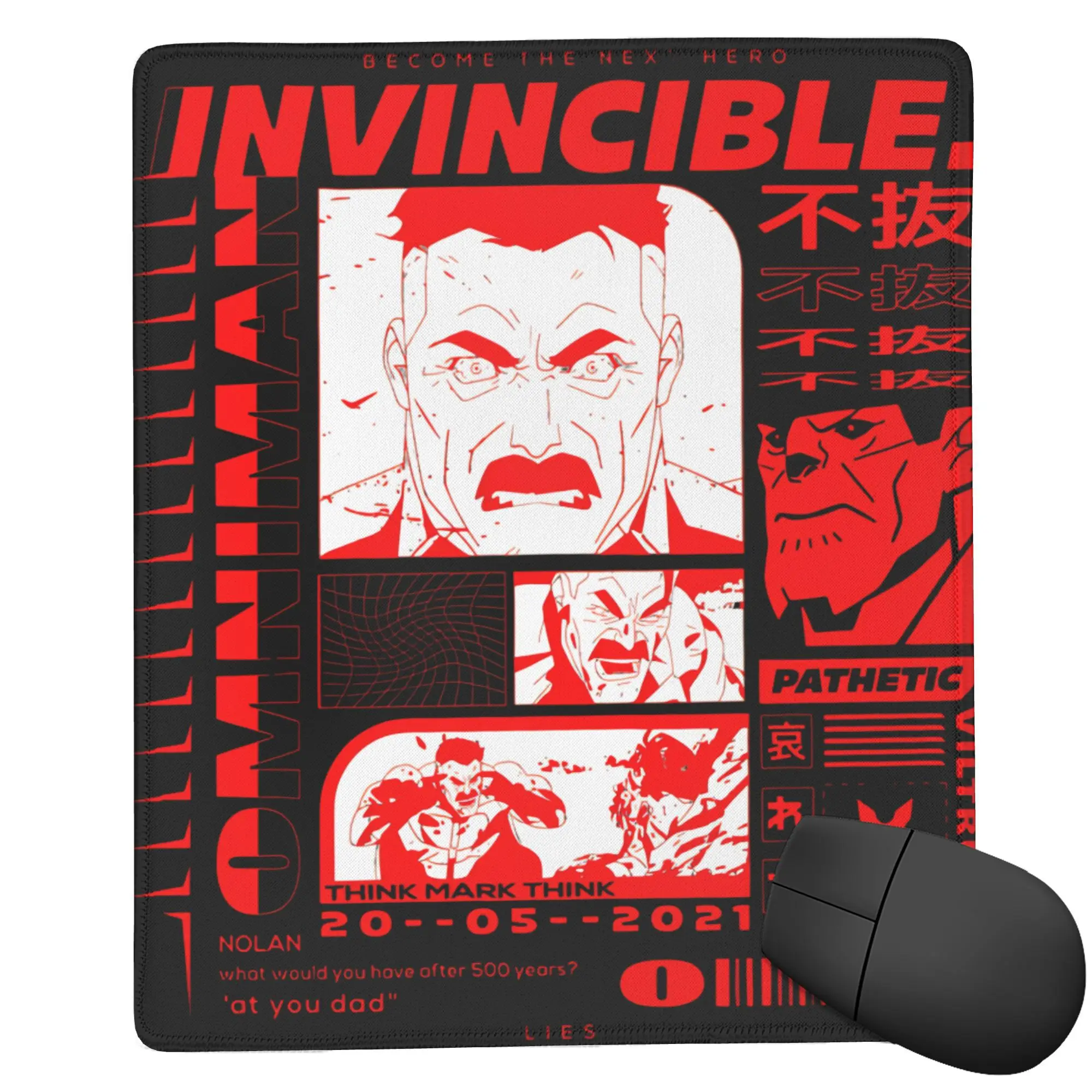 Invincible Poster Omni-Man Laptop Mouse Pad Keyboard Mouse Mat Anti-slip Natural Rubber Mousepad for Computer
Invincible Poster Omni-Man Laptop Mouse Pad Keyboard Mouse Mat Anti-slip Natural Rubber Mousepad for Computer