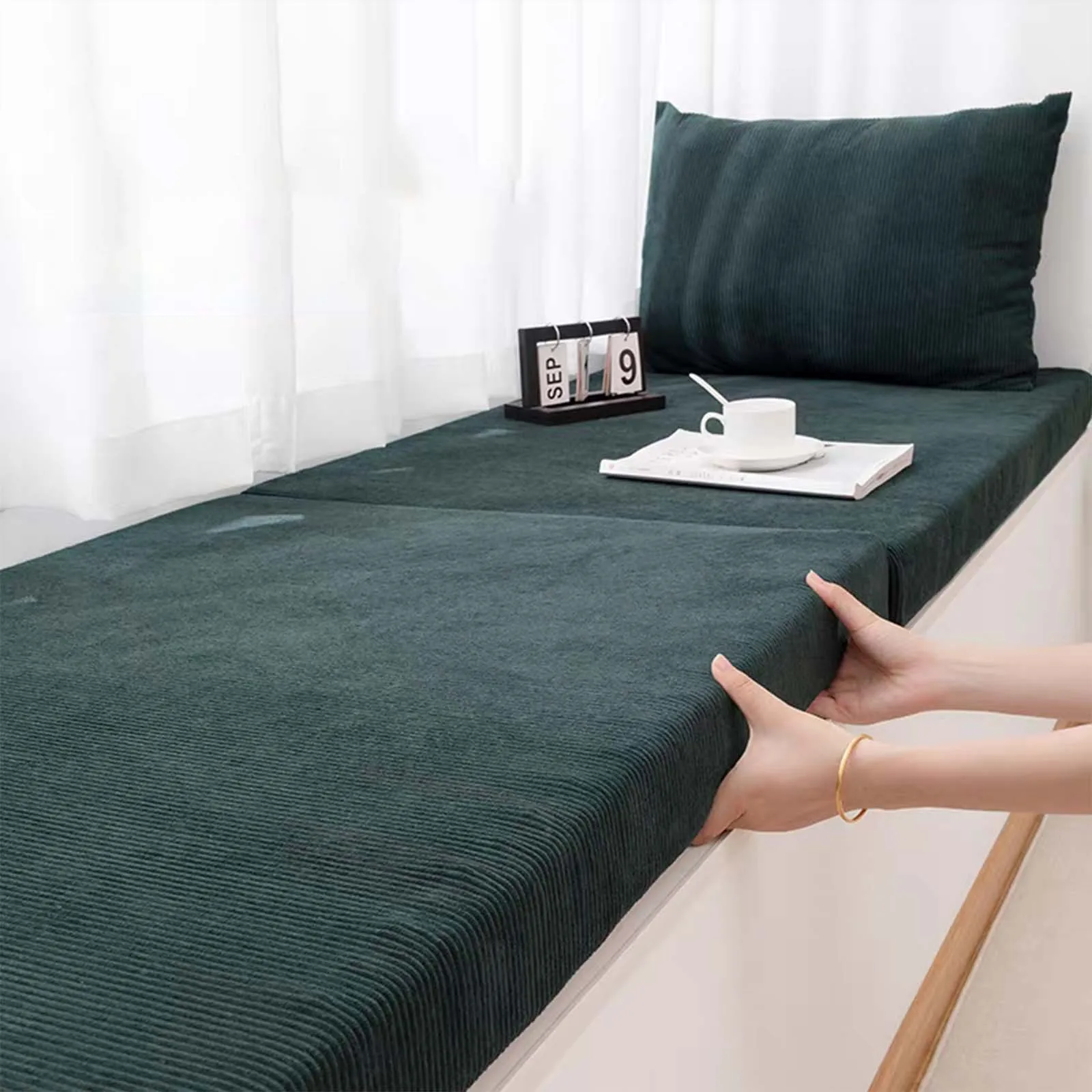 Custom Corduroy Patio Furniture Cushion with Zipper, Velvet Seat Cushions for Windowsill Bench Chair Terrace Seat pad for Garden
Custom Corduroy Patio Furniture Cushion with Zipper, Velvet Seat Cushions for Windowsill Bench Chair Terrace Seat pad for Garden