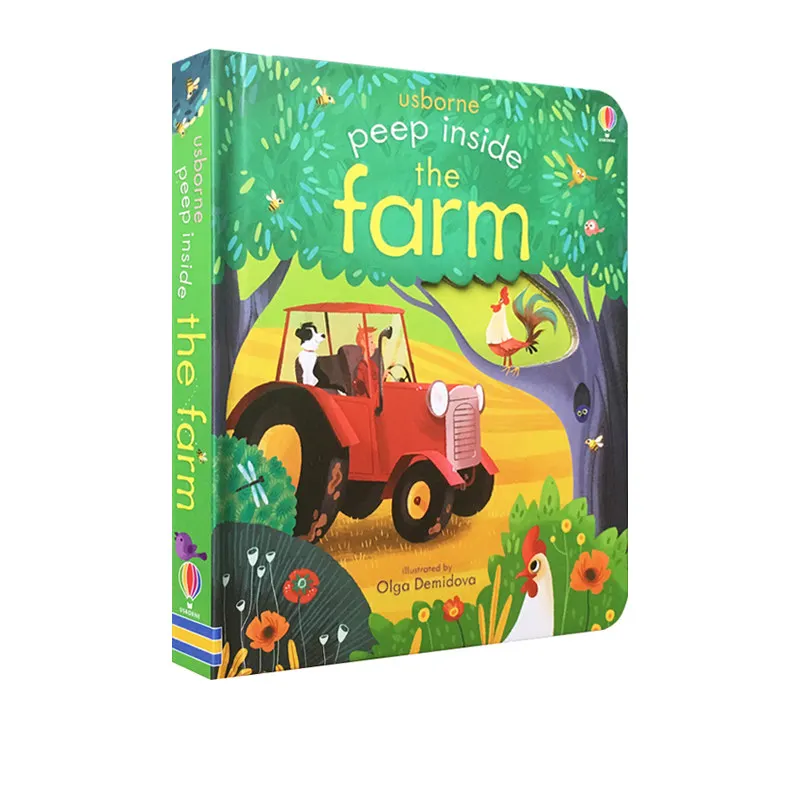Usborne Peep inside the farm 3D Stereoscopic English Educational Picture Book Beginner Level Ideal for Learning English
Usborne Peep inside the farm 3D Stereoscopic English Educational Picture Book Beginner Level Ideal for Learning English
