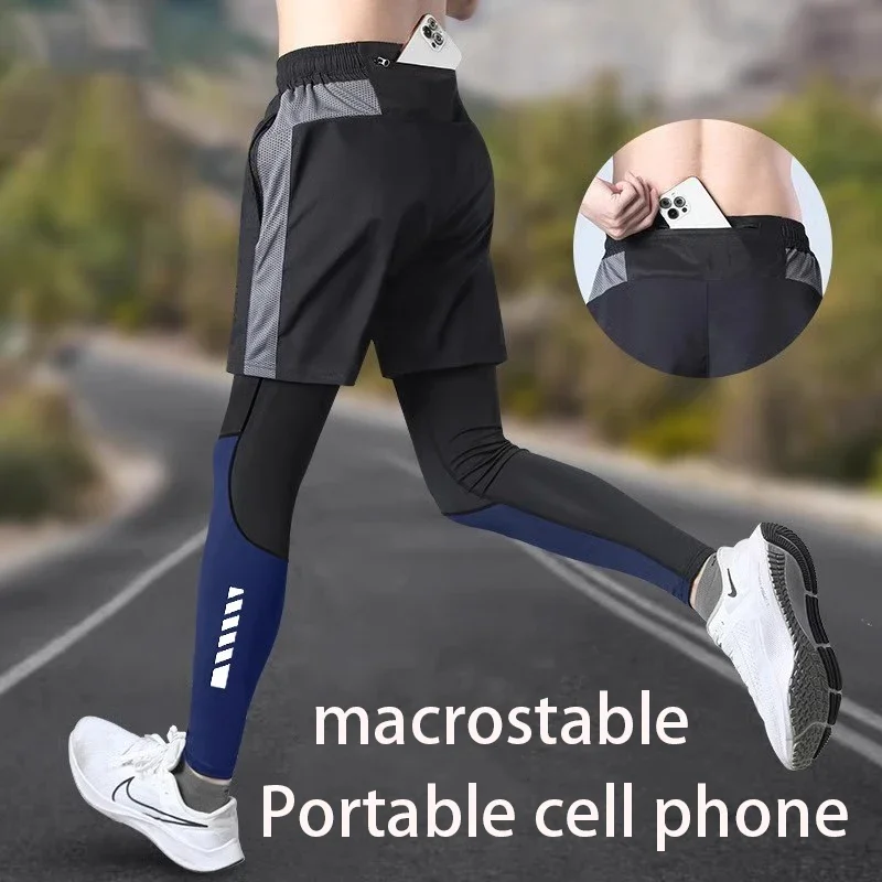 Two-piece running pants men's waist can hold mobile phone leggings quick dry autumn winter fitness marathon
Two-piece running pants men's waist can hold mobile phone leggings quick dry autumn winter fitness marathon