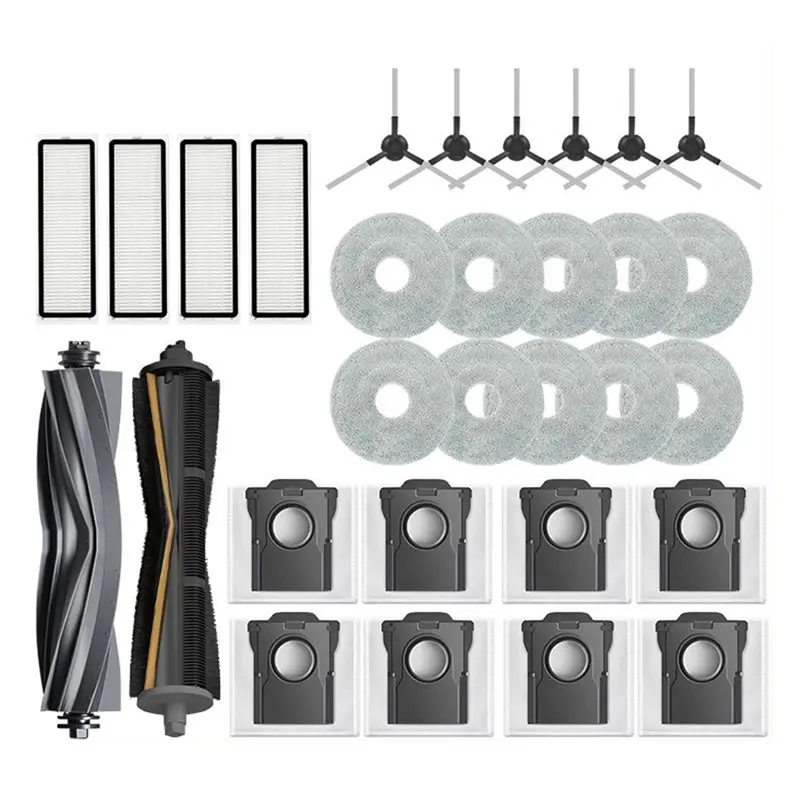 T83C-For Dreame Bot L10s Plus RLL42SD Robot Vacuum Spare Accessories Main Side Brush Hepa Filter Mop Cloth Dust Bag Replacement
T83C-For Dreame Bot L10s Plus RLL42SD Robot Vacuum Spare Accessories Main Side Brush Hepa Filter Mop Cloth Dust Bag Replacement